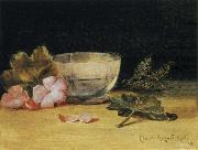 Hirst, Claude Raguet Empty Glass Bowl Surrounded Germany oil painting reproduction